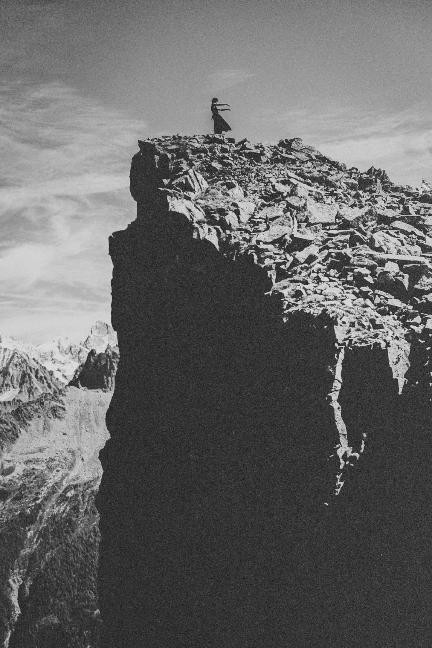 On top of the mountain